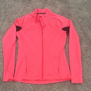 Under Armour Women's Vibrant Pink Full-Zip Jacket